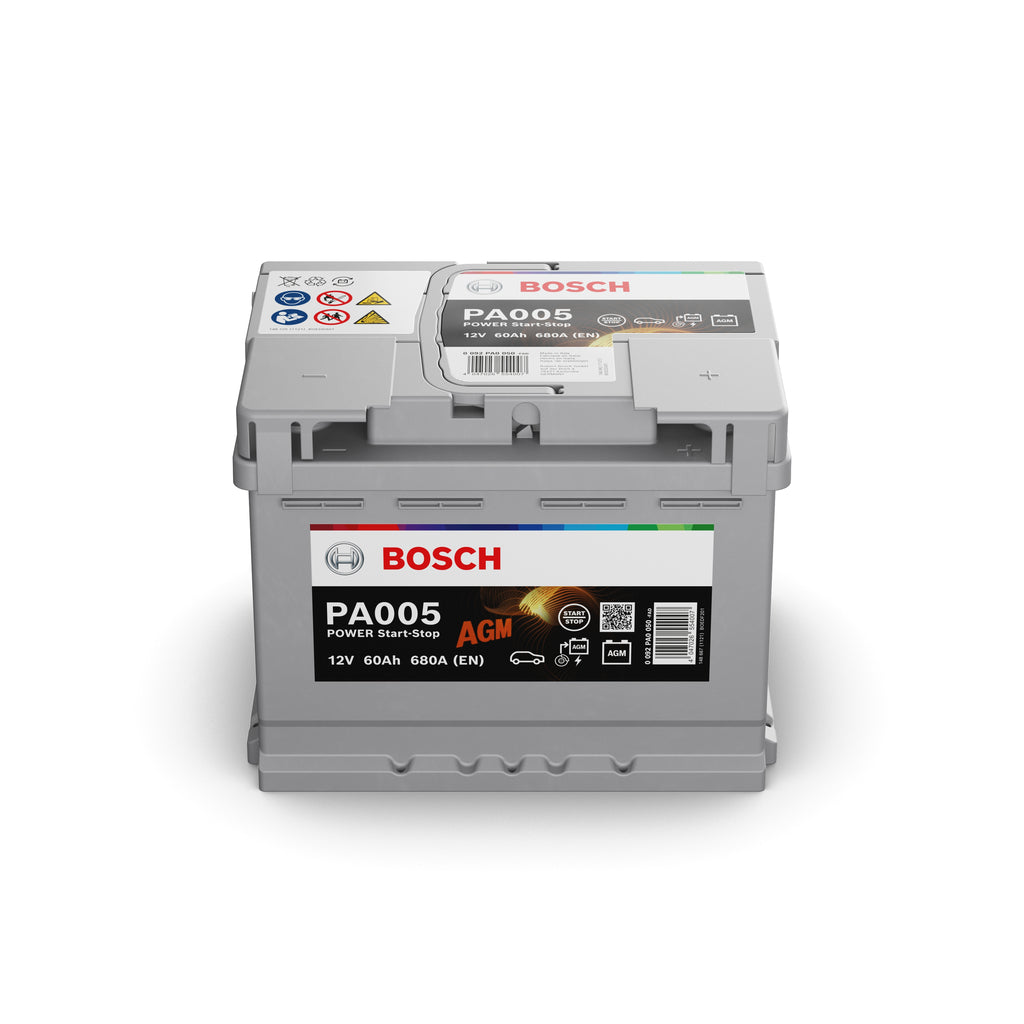 BOSCH POWER AGM 12V 60AH (680A; 242X175X190)