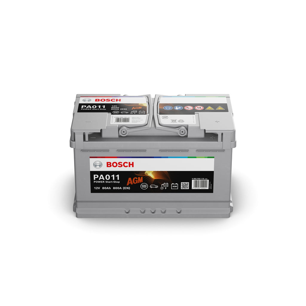 BOSCH POWER AGM 12V 80AH (800A; 315X175X190)