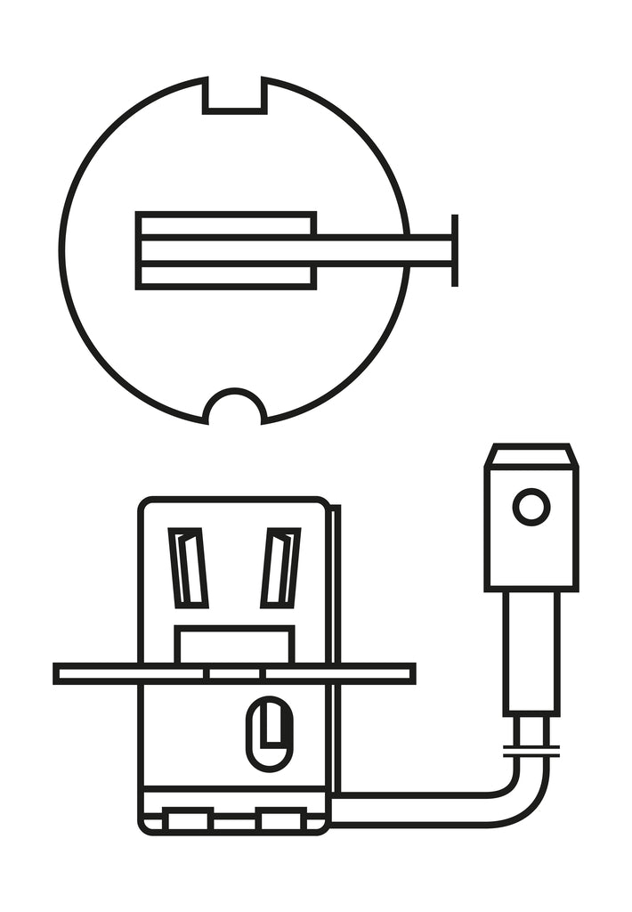 BEC 12V H3 55W PURE LIGHT BOSCH