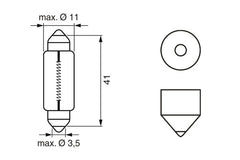 BEC 12V W1.2W 10W ECO SET 10 BUC BOSCH