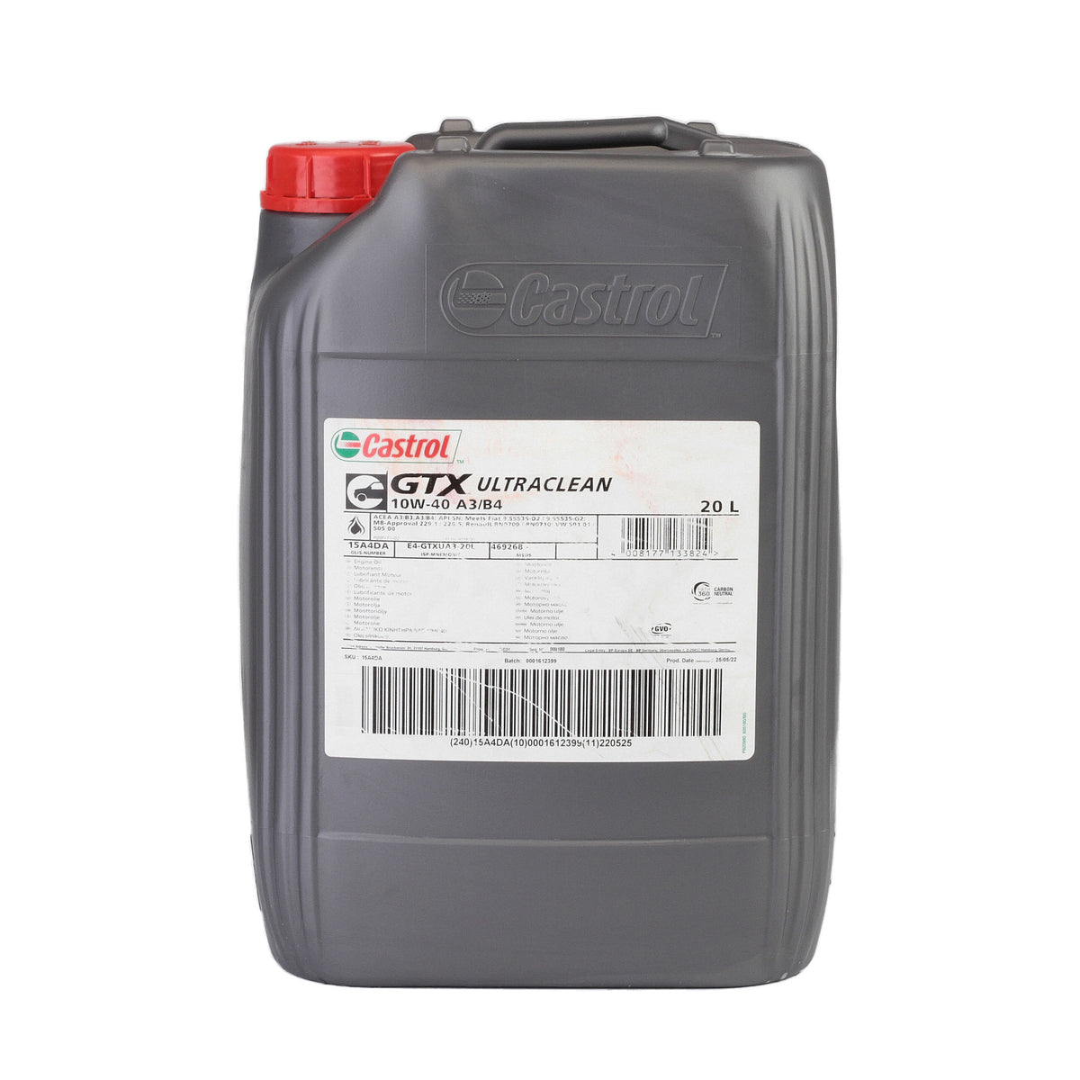 Ulei motor Castrol Gtx Ultraclean 10W40 20L