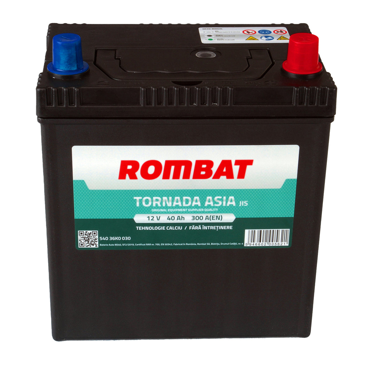 Acumulator Rombat Tornada Asia NS40DP 40 Ah
