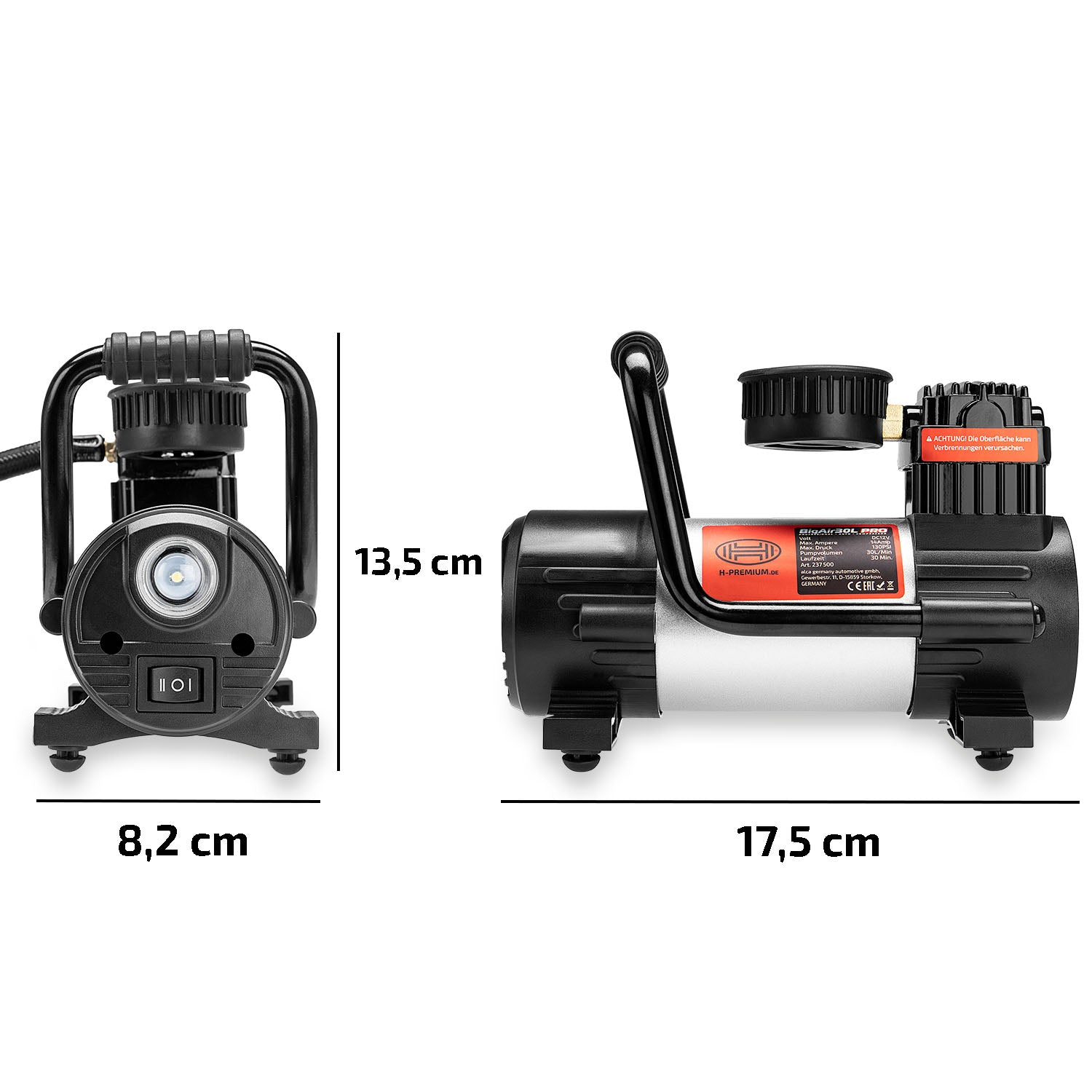COMPRESOR AER PREMIUM 12V BIGAIR PRO 30 L