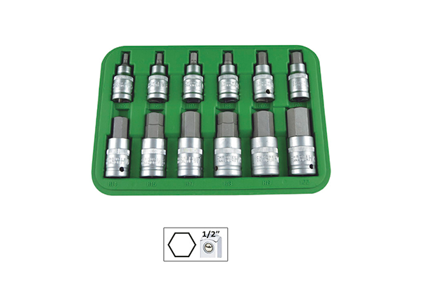 SET DE 12 PIESE 1/2` IMBUSURI HEX. JBM