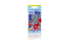 PAPUC ELECTRIC AUTO IZOLAT ROSU TIP FURCA 4.3mm-SET 10 BUC