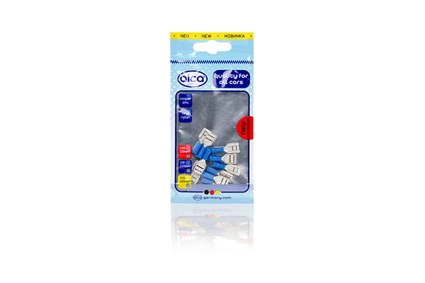 PAPUC ELECTRIC AUTO IZOLAT ALBASTRU TIP MAMA 9.0mm - SET 10