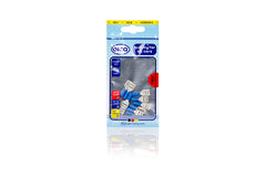 PAPUC ELECTRIC AUTO IZOLAT ALBASTRU TIP MAMA 9.0mm - SET 10