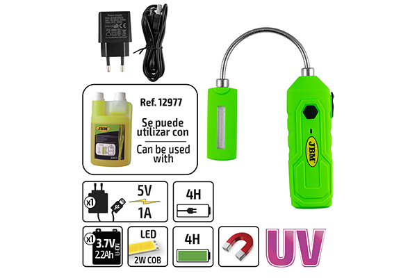 LANTERNA PORTABILA LED - UV CU BAZA MAGNETICA JBM