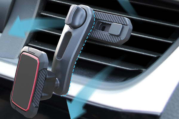 SUPORT TELEFON MAGNETIC AUTO CU FIXARE IN GRILA DE VENTILATIE SI BRAT REGLABIL