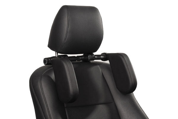 SUPORT TETIERA AUTO REGLABIL-PIELE ECOLOGICA NEAGRA