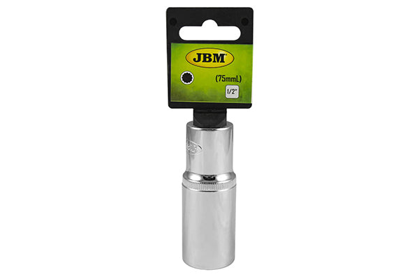 TUBULARA CROMATA BIHEXAGONALA LUNGA - XZN 1/2` 19 MM JBM