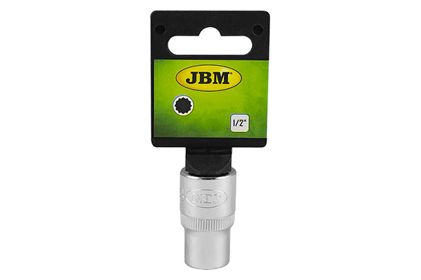 TUBULARA CROMATA BIHEXAGONALA SCURTA - XZN 1/2` 10 MM JBM