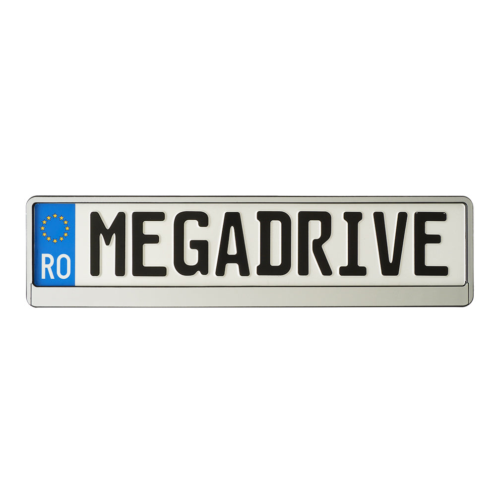 SUPORT NUMAR INMATRICULARE MEGA DRIVE CHROME 1 BUC