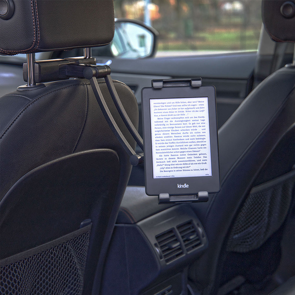 SUPORT AUTO FLEXIBIL PREMIUM PENTRU TABLETA CU PRINDERE IN TETIERA