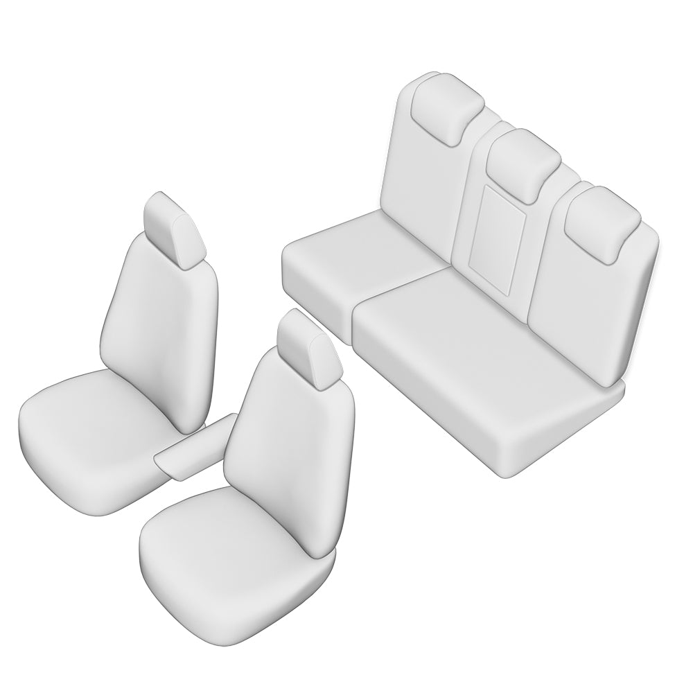 SET HUSE SCAUN UMBRELLA PENTRU SKODA KODIAQ 2017-2021 (BANCHETA FRACTIONATA) CU TETIERE SPATE IN FORMA DE L