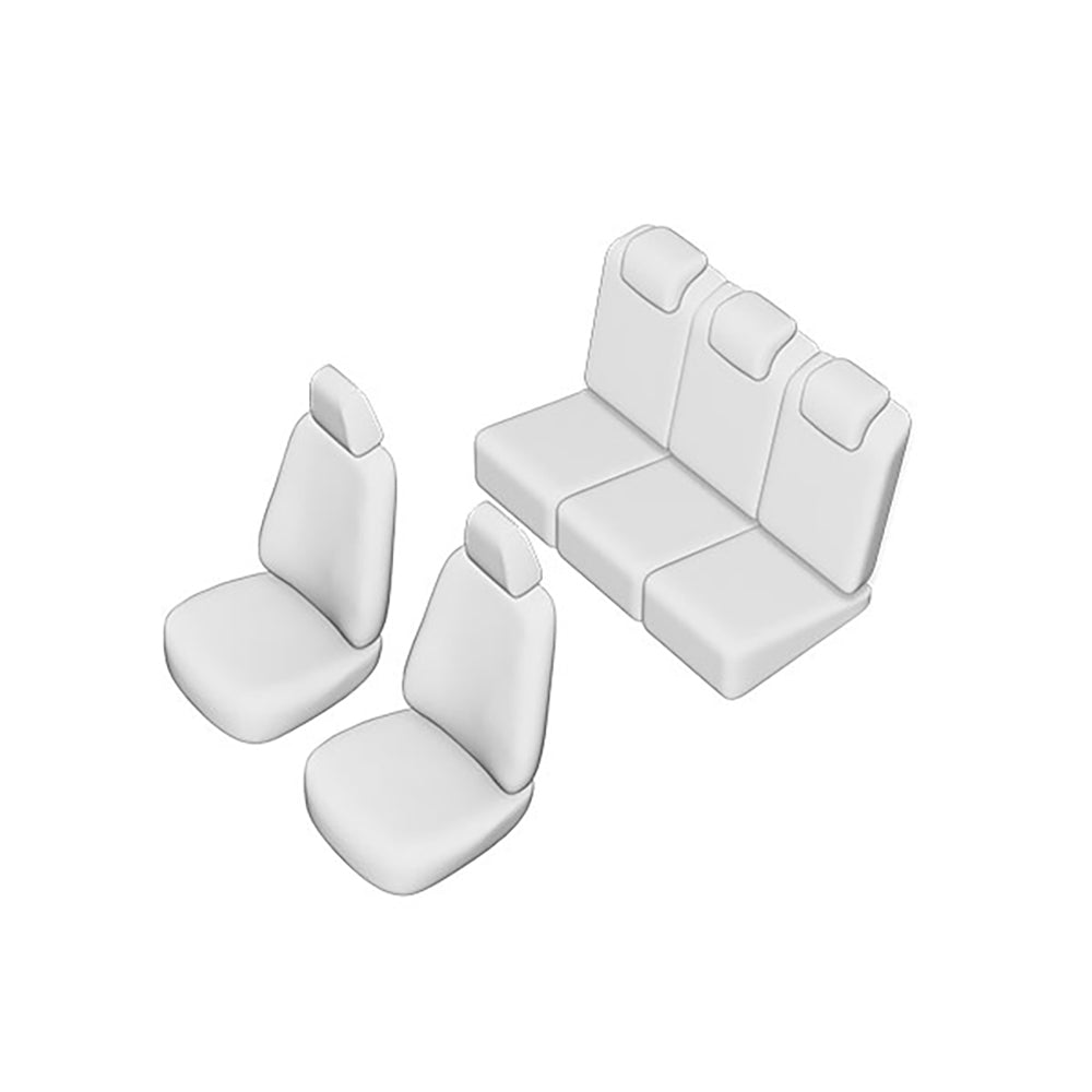 SET HUSE SCAUN UMBRELLA PENTRU FORD GRAND C-MAX 2010-2019 (SCAUNE INDIVIDUALE SPATE) CU TETIERE IN FORMA DE L