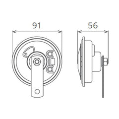 SET CLAXOANE ELECTROMAGNETICE, TIP DISC, 24V 3A+3A TON INALT & JOS