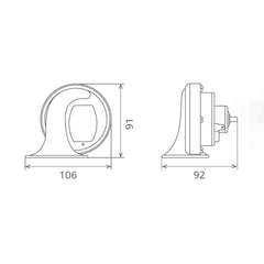 CLAXON ELECTROMAGNETIC, TIP MELC, 24V 3A TON JOS
