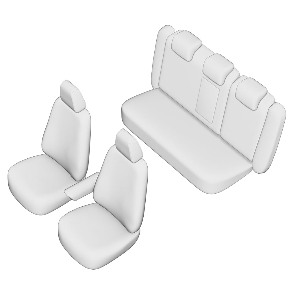 SET HUSE SCAUN UMBRELLA PENTRU VW PASSAT B5 SEDAN 1997-2005 (BANCHETA FRACTIONATA) CU TETIERELE SPATE IN FORMA DE L