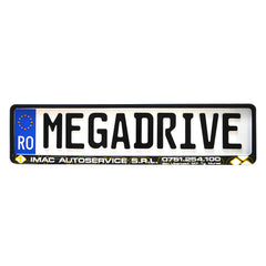 SUPORT NUMAR INMATRICULARE MEGA DRIVE PERSONALIZAT UV PRINT 1 BUC