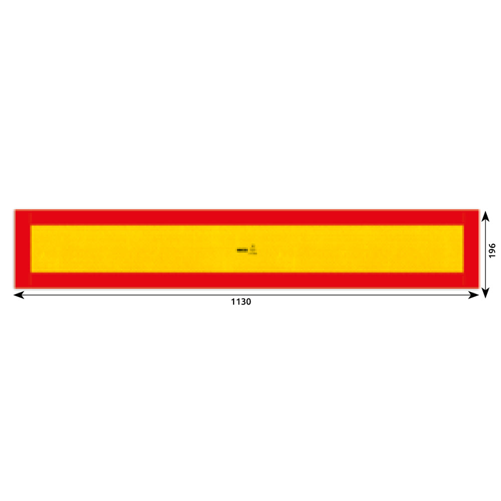 AUTOCOLANT REFLECTORIZANT GALBEN/ ROSU 1130X196 MM HICO