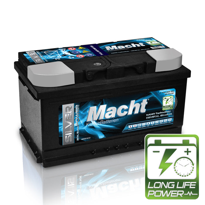 MACHT SILVER POWER 12V 85 AH (800 A; 315X175X175)