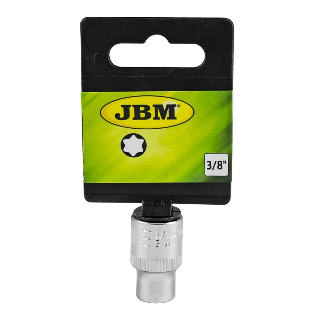 TUBULARA TORX CROMATA 3/8` E14
