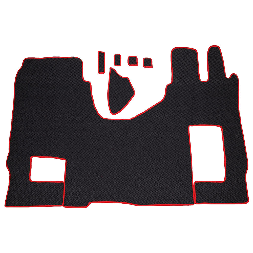 SET COVORASE PIELE ECOLOGICA TRUCK UMBRELLA PENTRU MERCEDES ACTROS 1845 MP4 EURO 6. NEGRU