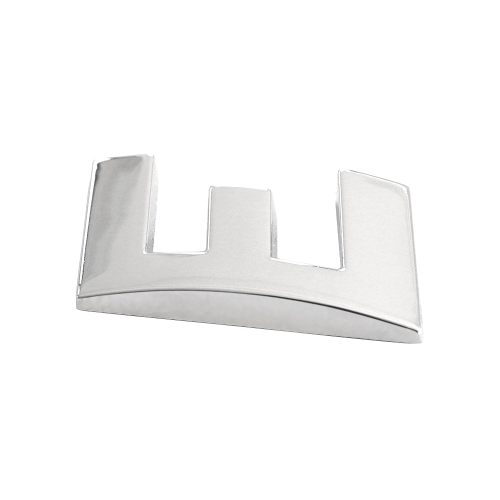 ORNAMENT AUTO 3D. LITERA E. 26 MM. CROMAT