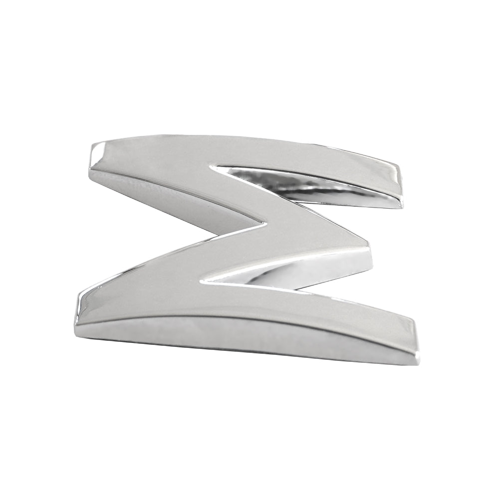 ORNAMENT AUTO 3D. LITERA M. 26 MM. CROMAT