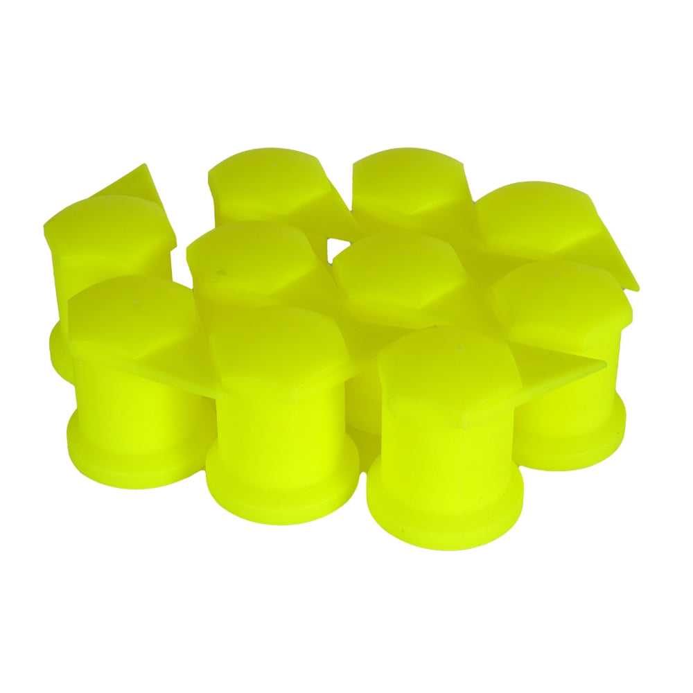 SET 10 BUCATI CAPAC PLASTIC PENTRU PREZON ROATA CU INDICATOR 33 MM NEON