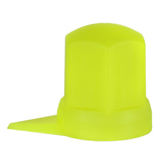 SET 10 BUCATI CAPAC PLASTIC PENTRU PREZON ROATA CU INDICATOR 33 MM NEON GALBEN 54.5 MM