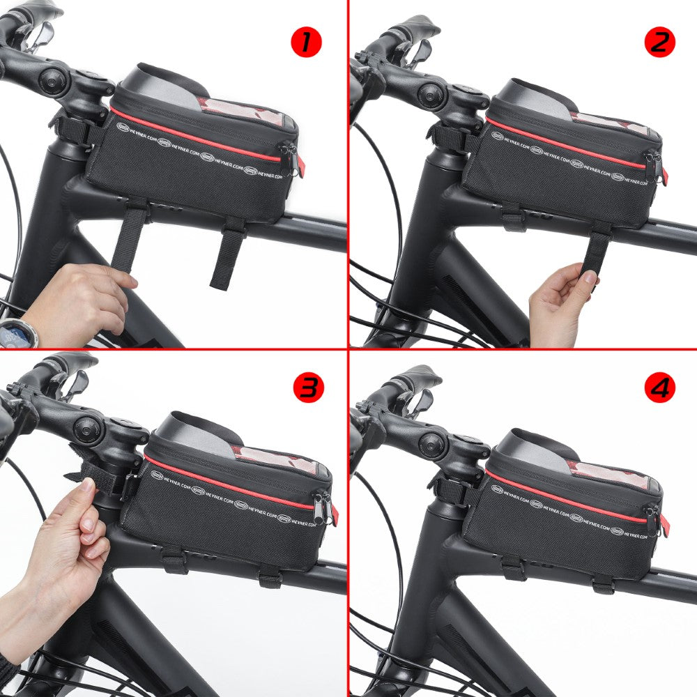 GENTUTA IMPERMEABILA PENTRU BICICLETA CU SUPORT TELEFON