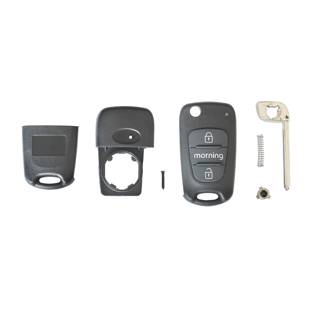 CARCASA CHEIE CONTACT PENTRU KIA C'EED / C'EED PRO / MORNING / PICANTO / SPORTAGE, 3 BUTOANE, CU CHEIE