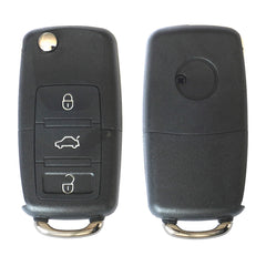 CARCASA CHEIE CONTACT PENTRU VOLKSWAGEN JETTA / PASSAT (B5-B6-B7) / POLO / SCIROCCO / TIGUAN, 3 BUTOANE, CU CHEIE