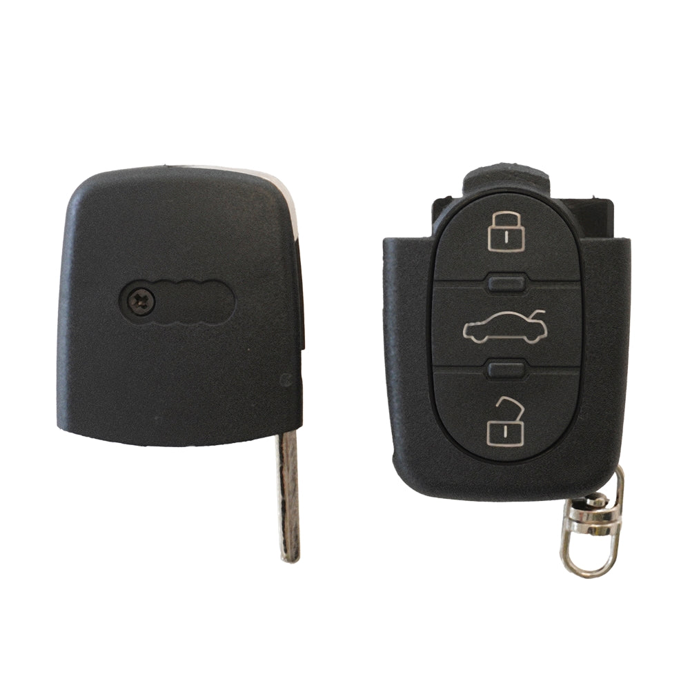 CARCASA CHEIE CONTACT PENTRU AUDI A3 / A6 / A8, 3 BUTOANE, CU CHEIE