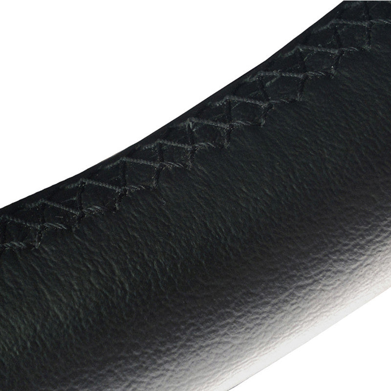 HUSA VOLAN CU SNUR PIELE NATURALA NEGRU 39-40 cm