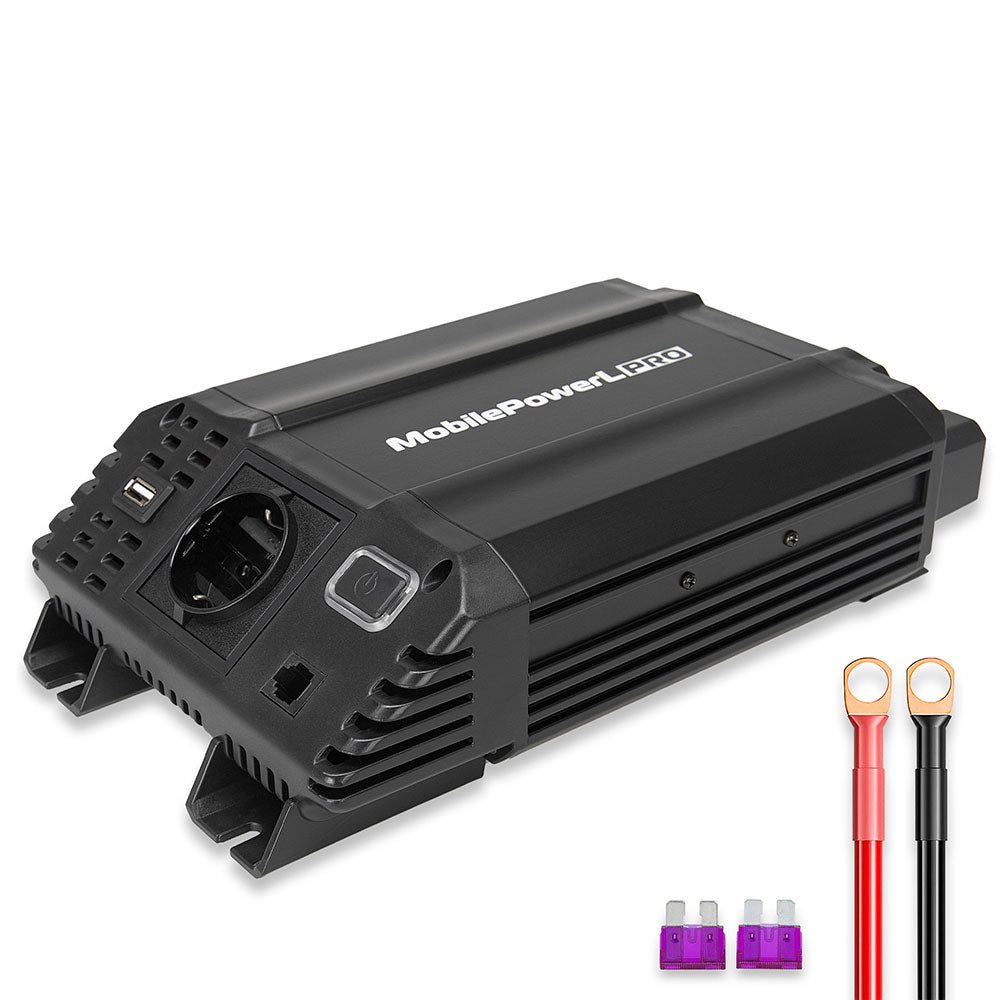 INVERTOR DE TENSIUNE HEYNER PREMIUM L PRO 600-1200W ALIMENTARE 12V IESIRE 230V CU USB