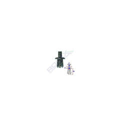 CLIPS FIXARE FIAT - NEGRU SET 25 BUC