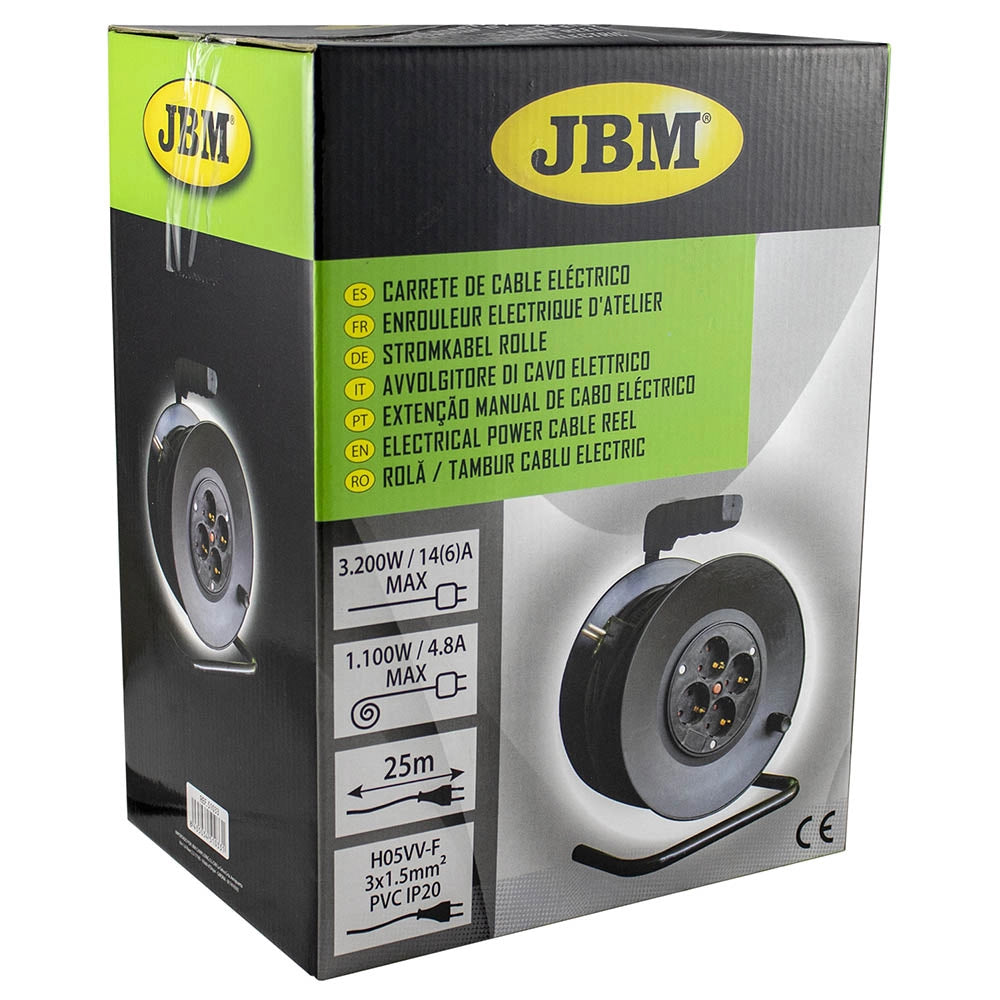 SUPORT TAMBUR DE CABLU ELECTRIC JBM
