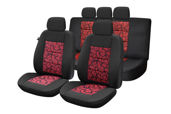 SET HUSE SCAUN PREMIUM LUX - ROSU