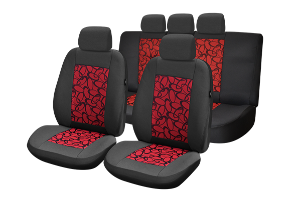 SET HUSE SCAUN LUX - ROSU