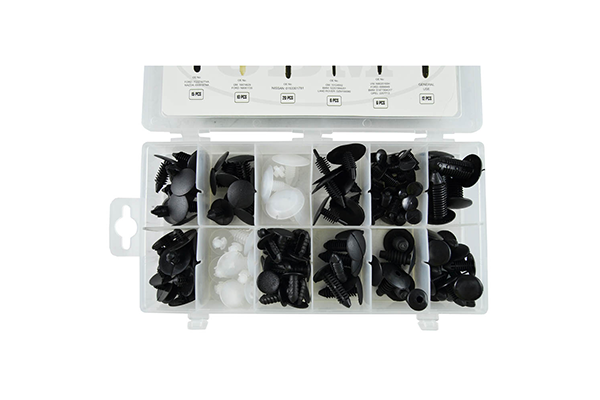 TRUSA DE CLIPS DE PLASTIC - UNIVERSAL 128 PCS JBM