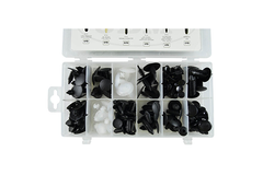 TRUSA DE CLIPS DE PLASTIC - UNIVERSAL 128 PCS JBM