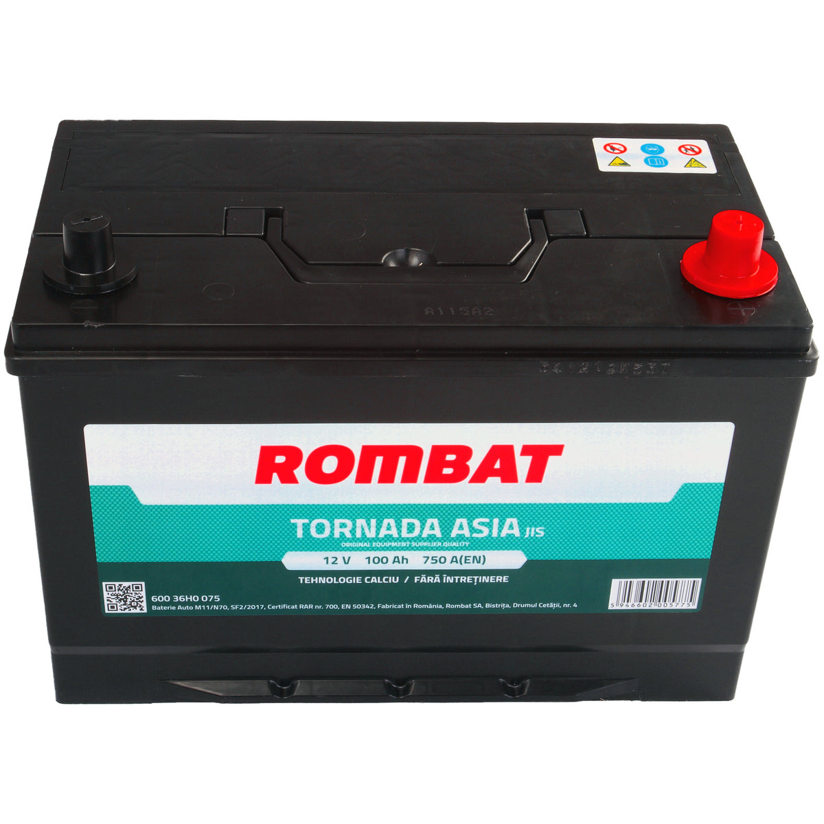 Acumulator Rombat Tornada Asia 100 Ah