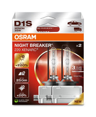 SET 2 BECURI XENON 85V D1S XENARC NIGHT BREAKER LASER NextGen OSRAM