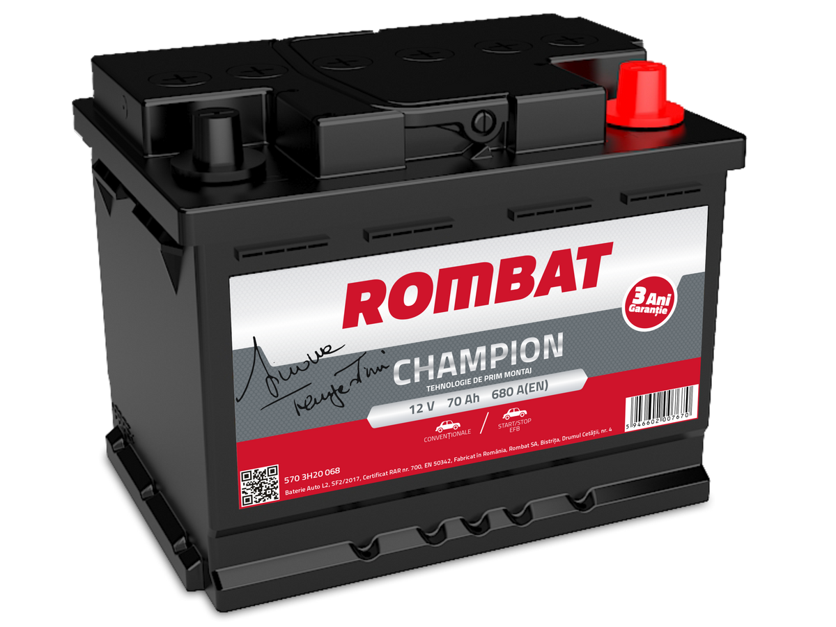 Acumulator Rombat Champion 70 Ah [Start-Stop]