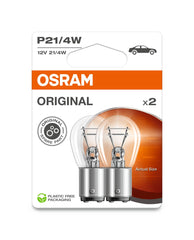 SET 2 BECURI 12V P21/4W ORIGINAL BLISTER OSRAM