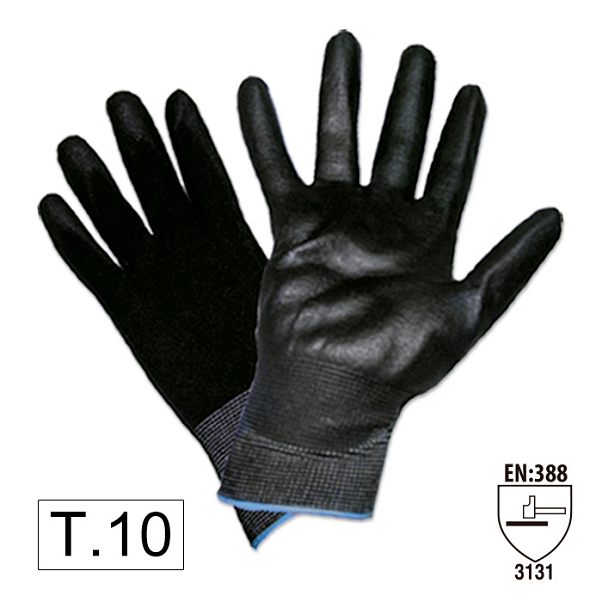 MANUSI DE LUCRU CU PALMA INTARITA DE POLIURETAN T.10 JBM