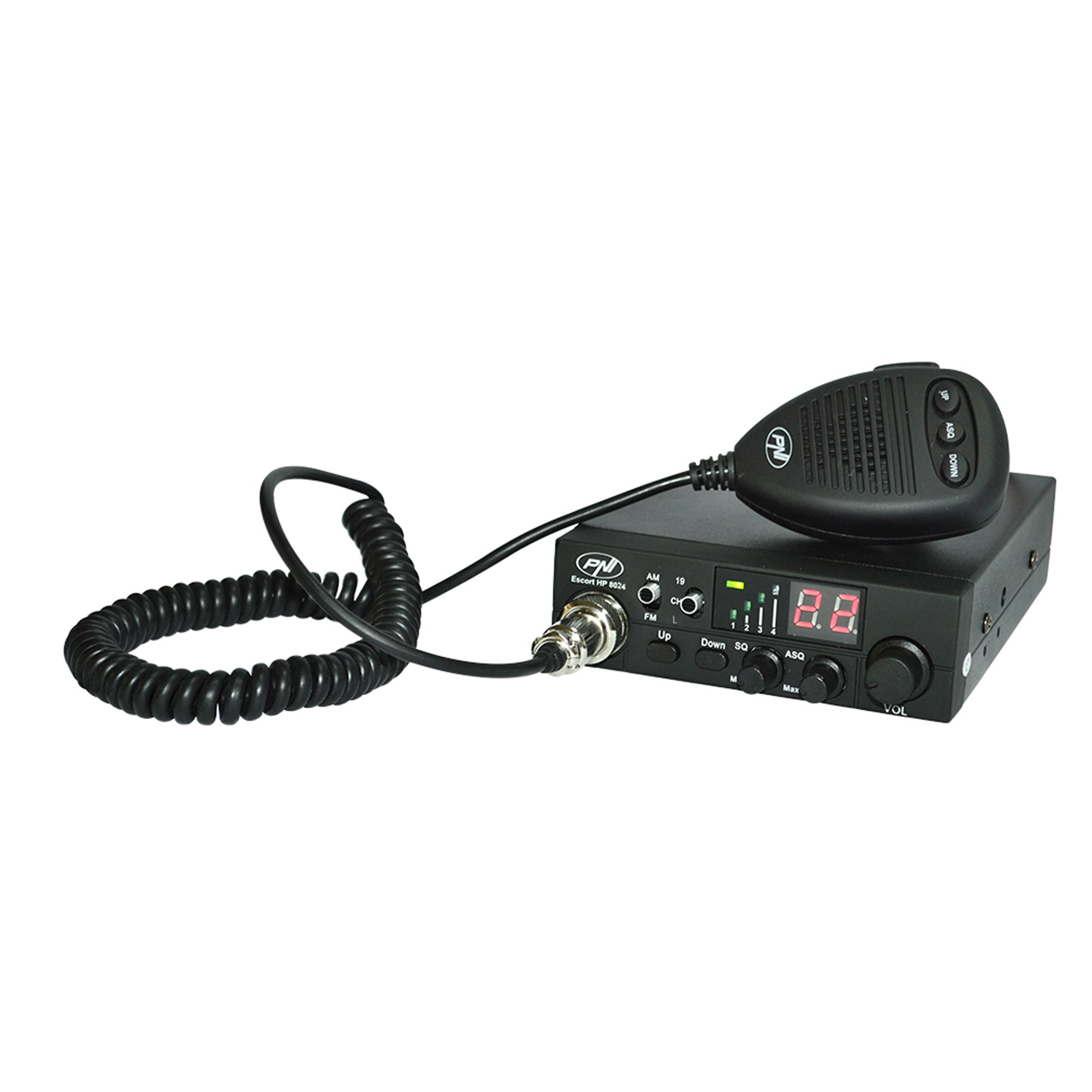 STATIE RADIO CB PNI ESCORT HP 8024 12/24V CU ASQ REGLABIL